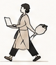 CREATORのお仕事をする人のイラスト